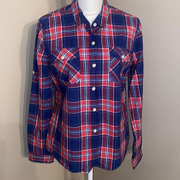 Mossimo Supply Co. Plaid Button Down Shirt! - Picture 1 of 8